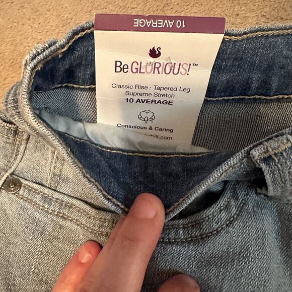 Gloria Vanderbilt Amanda Stretch Tapered Leg Classic Rise Jeans 10 Average - Picture 2 of 5